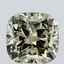3.07 Ct. Fancy Intense  Green Cushion Lab Grown Diamond