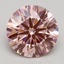 2.60 Ct. Fancy Intense Pink Round Lab Grown Diamond