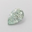 1.08 Ct. Fancy Intense  Green Pear Lab Grown Diamond