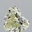 2.02 Ct. Fancy Light Yellow Heart Lab Grown Diamond