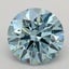 1.00 Ct. Fancy Vivid  Blue Round Lab Grown Diamond