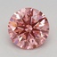 1.08 Ct. Fancy Vivid Pink Round Lab Grown Diamond