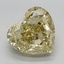6.09 Ct. Fancy Yellow Heart Lab Grown Diamond