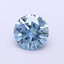 1.06 Ct. Fancy Vivid  Blue Round Lab Grown Diamond