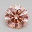 2.52 Ct. Fancy Intense Pink Round Lab Grown Diamond
