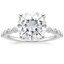 Platinum Marseille Half Coverage Diamond Ring (1/4 ct. tw.), smalltop view