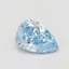 2.07 Ct. Fancy Vivid Blue Pear Lab Grown Diamond