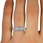 The Salosa Ring, smallzoomed in top view on a hand