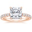 14K Rose Gold Olympia Half Coverage Diamond Ring (1/2 ct. tw.), smalltop view