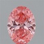 2.60 Ct. Fancy Vivid Pink Oval Lab Grown Diamond