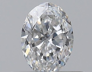 Oval diamond — real photo