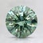 1.60 Ct. Fancy Vivid Pacific Green Round Lab Grown Diamond