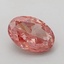 1.01 Ct. Fancy Vivid Pink Oval Lab Grown Diamond