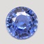 6.9mm Unheated Blue  Round   Sapphire