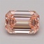 1.57 Ct. Fancy Vivid Pink Emerald Lab Grown Diamond