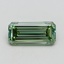 1.50 Ct. Fancy Vivid Pacific Green Emerald Lab Grown Diamond