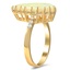 The Gertrud Ring, smalltop view on a hand