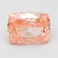 15.08 Ct. Fancy Vivid Pink Cushion Lab Grown Diamond