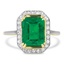 Edwardian Emerald Vintage Ring