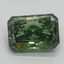 4.05 Ct. Fancy Vivid Pacific Green Radiant Lab Grown Diamond