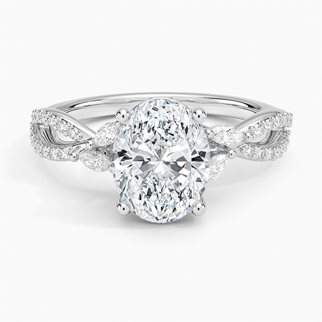 18K White Gold Luxe Willow Diamond Ring (1/4 ct. tw.)
