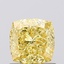 1.13 Ct. Fancy Intense Yellow Cushion Lab Grown Diamond