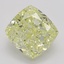 2.50 Ct. Fancy Yellow Cushion Diamond