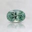 6.1x4.1mm Unheated Green Oval Montana Sapphire