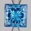 3.05 Ct. Fancy Deep Blue Princess Lab Grown Diamond