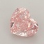 1.30 Ct. Fancy Intense  Pink Heart Lab Grown Diamond