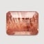 6.8x5.0mm Unheated Peach  Emerald   Sunstone