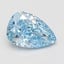 2.02 Ct. Fancy Vivid Blue Pear Lab Grown Diamond