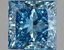 3.09 Ct. Fancy Vivid Blue Princess Lab Grown Diamond