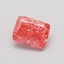 0.60 Ct. Fancy Vivid Pink Cushion Lab Grown Diamond