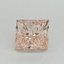 0.70 Ct. Fancy Intense Pink Princess Lab Grown Diamond