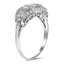 The Kaylee Ring, smalltop view on a hand