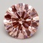 2.54 Ct. Fancy Intense Pink Round Lab Grown Diamond