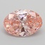 2.99 Ct. Fancy Vivid  Pink Oval Lab Grown Diamond