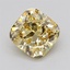 2.69 Ct. Fancy Intense Yellow Cushion Lab Grown Diamond