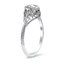 The Lacy Ring, smalltop view on a hand