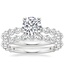 Platinum Luxe Marseille Diamond Bridal Set