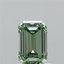 1.05 Ct. Fancy Vivid Green Emerald Lab Grown Diamond
