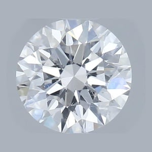 Round diamond — real photo