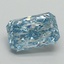 2.03 Ct. Fancy Vivid Blue Radiant Lab Grown Diamond