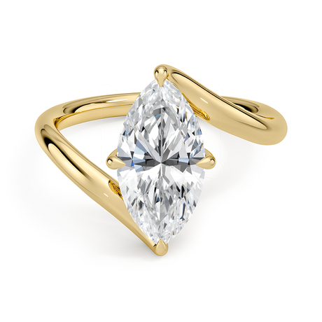 Atelier Bypass Solitaire Ring