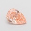 0.59 Ct. Fancy Vivid Pink Pear Lab Grown Diamond