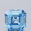 1.01 Ct. Fancy Vivid Blue Asscher Lab Grown Diamond