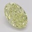 3.53 Ct. Fancy Yellow Oval Diamond