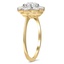 The Gianina Ring, smalltop view on a hand
