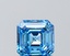 1.04 Ct. Fancy Vivid Blue Asscher Lab Grown Diamond
